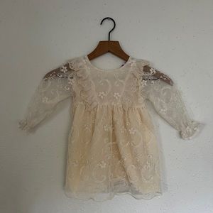 Beautiful cream lace dress